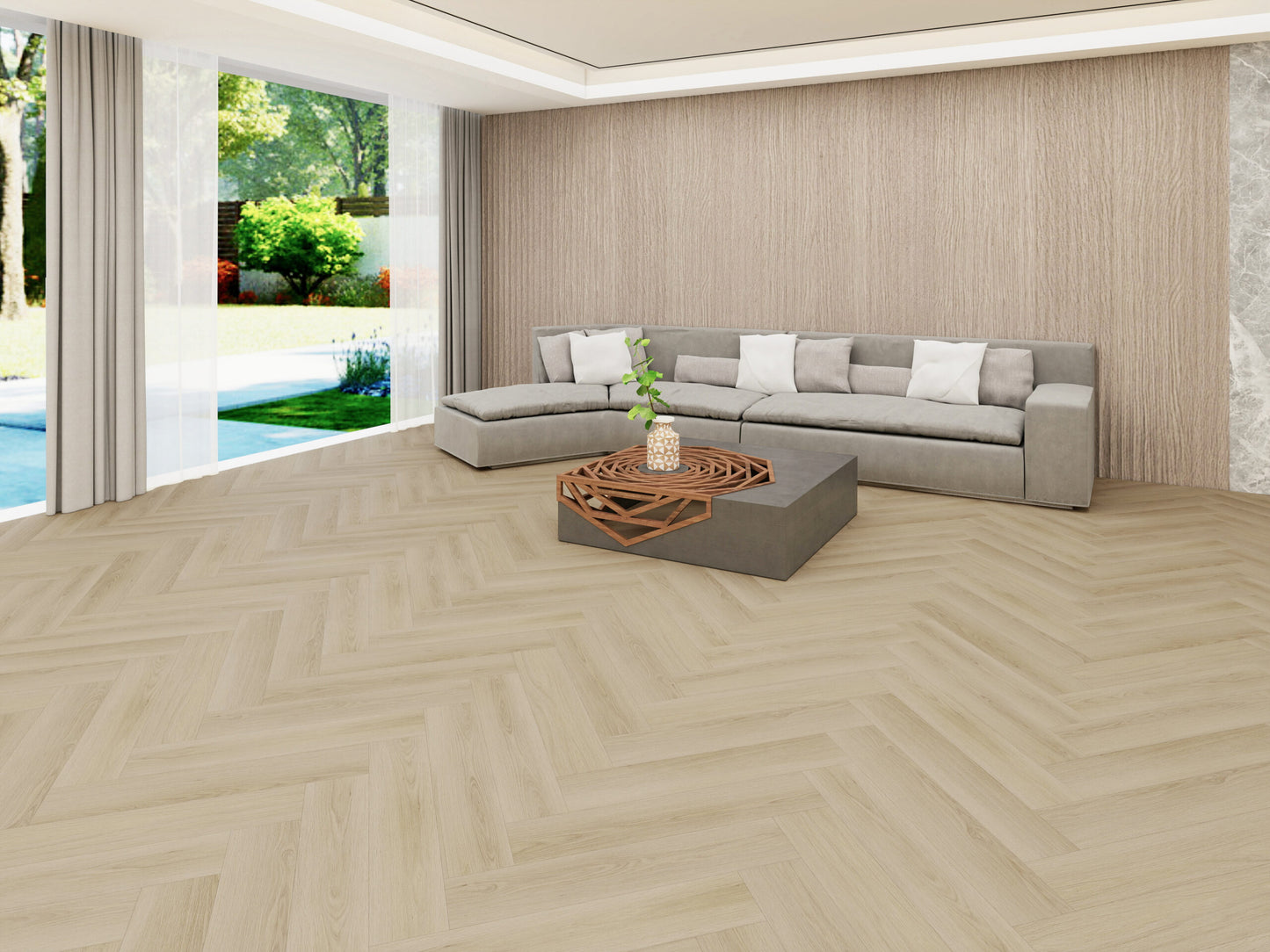 V-Floor SH06 SPC Click Visgraat