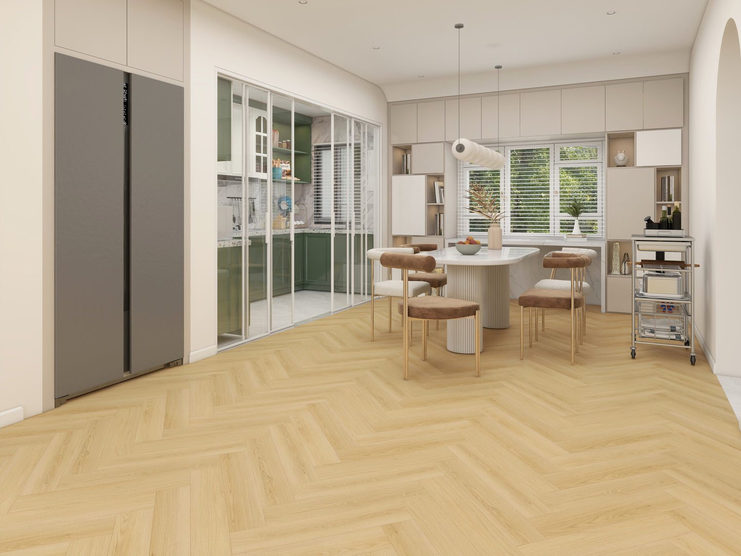 V-Floor LH02 LVT Dryback Visgraat