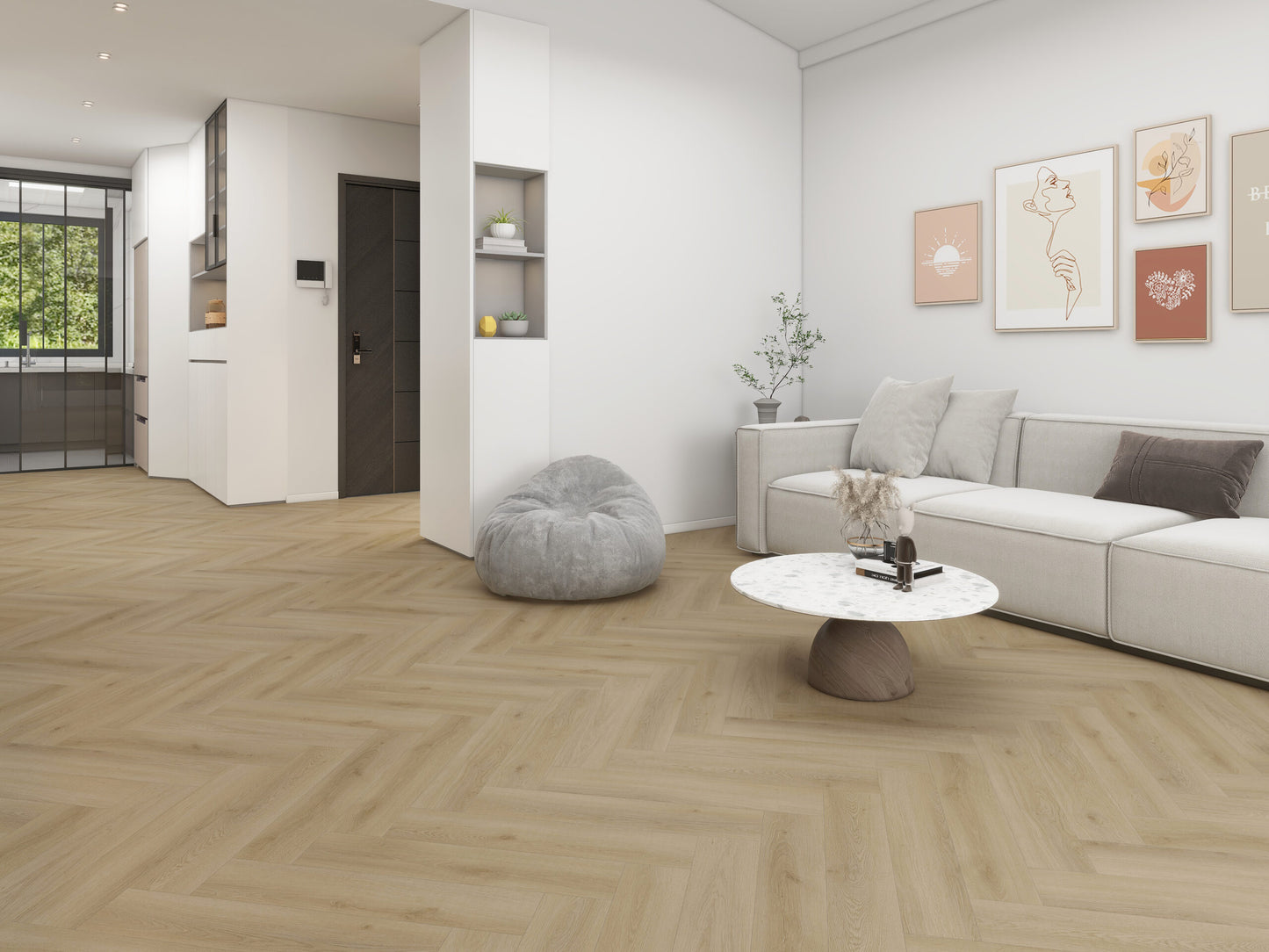 V-Floor SH04 SPC Click Visgraat