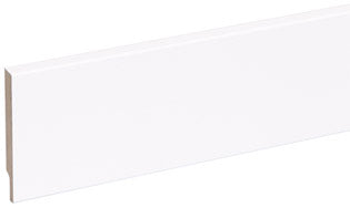 MDF Hoogplint Wit 8 cm - 240cm