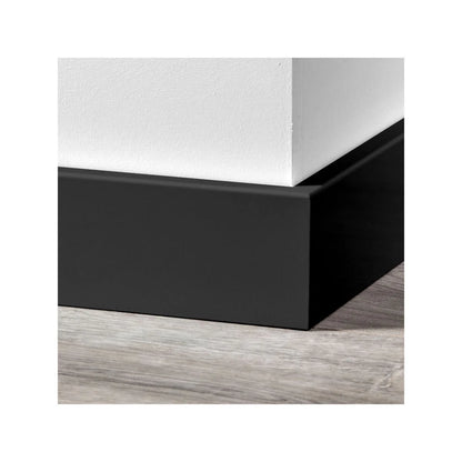 MDF Hoogplint Zwart 8 cm