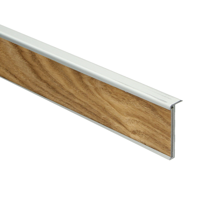 Trapneusprofiel PVC – Zilver